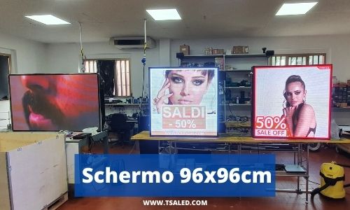 paline pubblicitarie led video 96x96cm tsa led roma milano ancona firenze bari