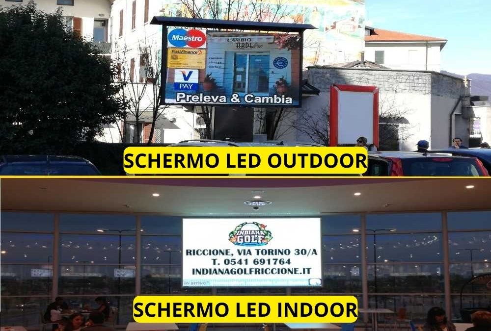 Che differenza c'è tra schermi led per indoor e outdoor