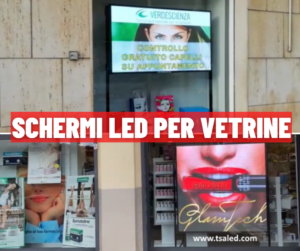 schermi led per vetrine negozi e monitor tecnologie sistemi avanzati milano roma rimini foggia lecce taranto ancona