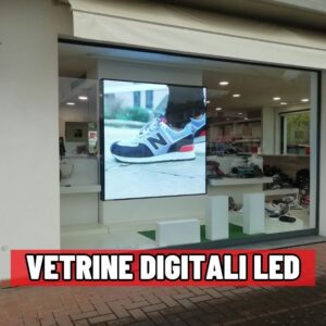 Vetrine digitali led per negozi